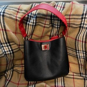 Steve Madden Black and Red Purse Shoulder Bag  - Rare find